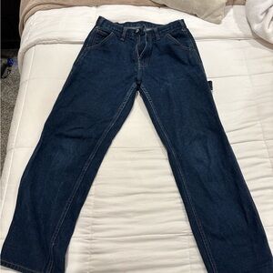 Brandy Melville Dark Blue Straight Leg Jeans